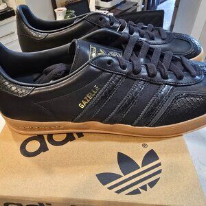 Adidas Gazelle Indoor Originals Snakeskin Black Sneakers Men’s 10 IF1978 Shoes